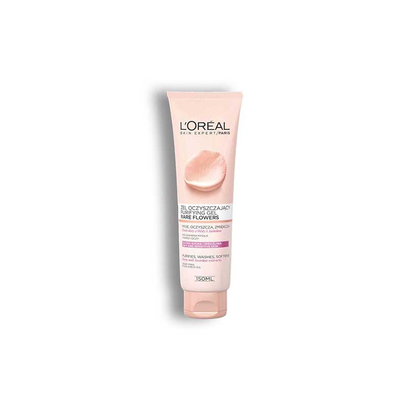 ژل شستشو صورت لورآل Loreal مدل Rose & Jasmin