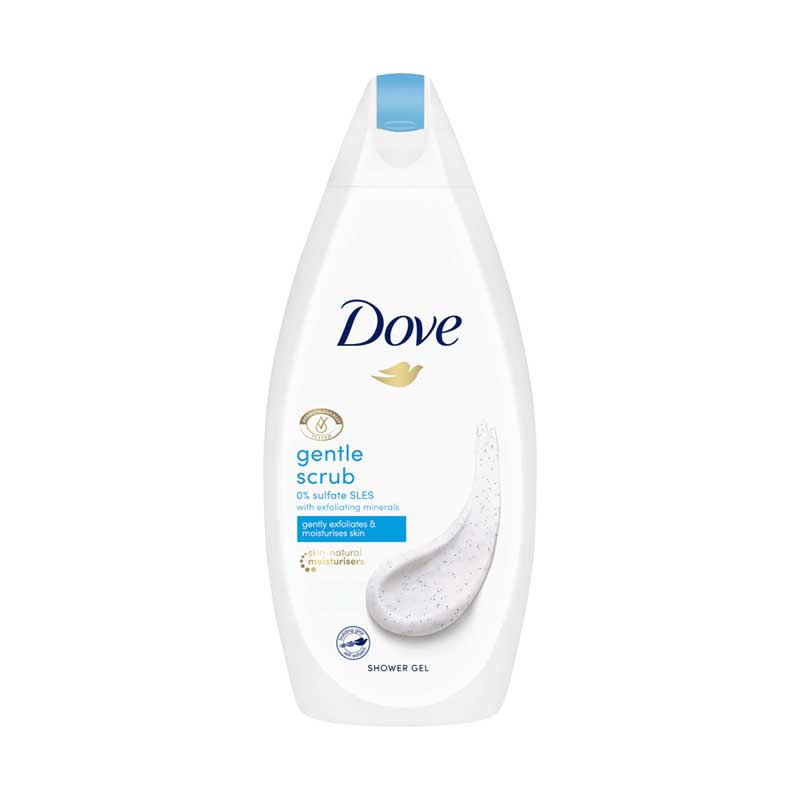 شامپو بدن داو با لایه برداری ملایم Dove Gentle Exfoliating حجم 500 میلی لیتر