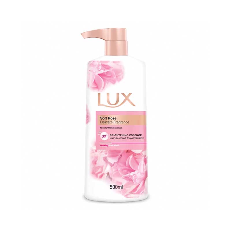 شامپو بدن کرمی لوکس رایحه گل رز Lux Soft Rose حجم 500 میلی لیتر