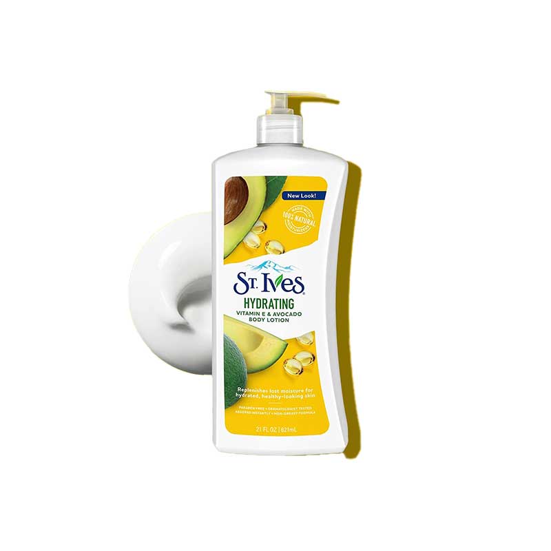 لوسیون بدن سینت ایوز ST.Ives مدل VITAMIN E & AVOCADO